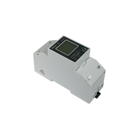 DIN Rail 1P Whole Current Meter 100Amps Class 0.5 RS485 Modbus Pulse