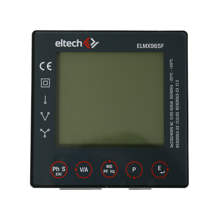 Panel Mount 3P CT Meter Single Wired Connection Class 0.5S RS485 Modbus