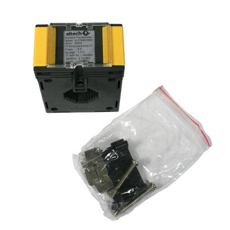 60/5A 1P Wired Solid Core CT Class 0.5S 31.5 x 31.5mm Aperture