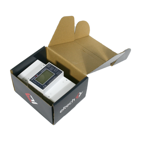 DIN Rail 3P CT Meter Quad RJ12 Connection Class 1 RS485 Modbus