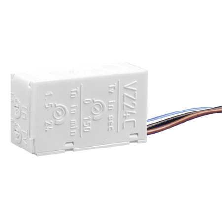 Run-on Timer Fixed 12 Minutes | 50s Start Delay | 0.075A to 1.25A Range | Compatible with Fantech Fans by Fantech