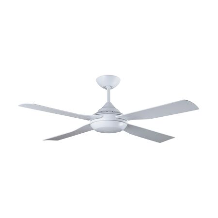 48" White Ceiling Fan with 4 Easy Fix Blades | Innovative Airflow & Energy Efficient | Fantech