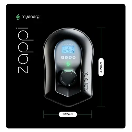 V2.1 zappi Multiphase (7kW/22kW) Tethered White