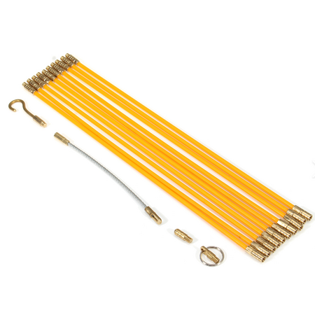 Fiberglass Extendable Fishing Rod | 5.0mm Diameter | 10m Length | Lightweight & Durable by Tuff