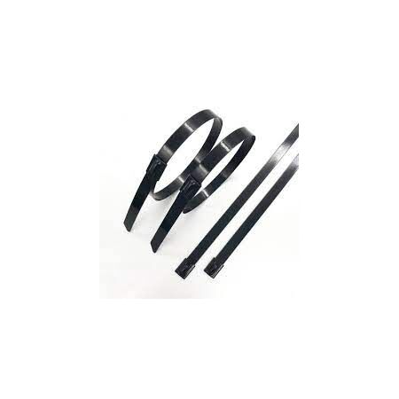 Stainless Steel Cable Tie 360mm x 4.6mm | Coated for Durability | 100 Pack by Tuff