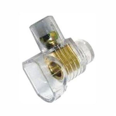 Single Screw Connector 32A | 2 x 6.0mm Cable Capacity | Clear Insulating Body | Reliable Design by Tuff