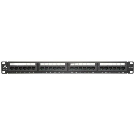 24-Port CAT5e Patch Panel (1U)