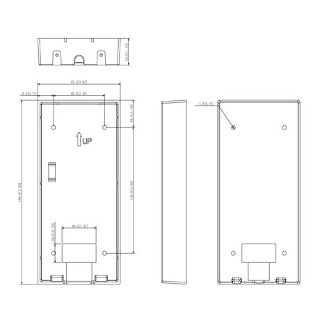 Surface Mount Box for INTIPADSD & INTIPRDSD