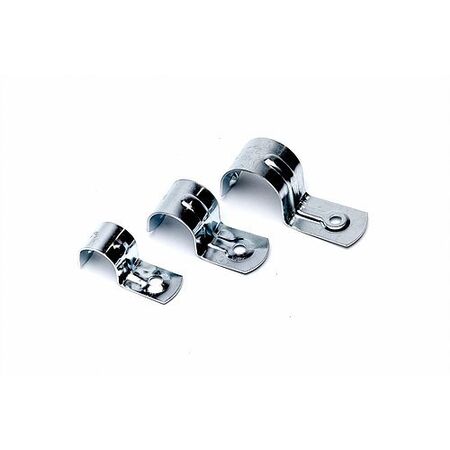 Zinc Half Saddle for 25mm Tubing | Durable Zinc Construction | Secure Pipe Support | 50mm Length by Tuff