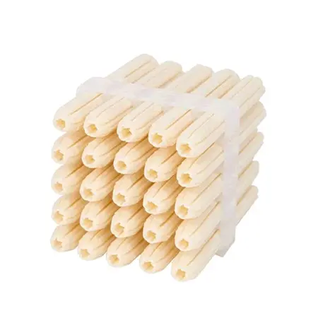 Wall Plug White 5g x 25mm | Durable PVC | Pack of 100 by Tuff