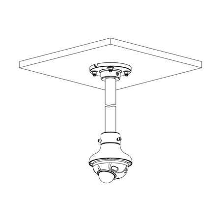 Professional AI Series 4.0MP Fixed Wedge Dome