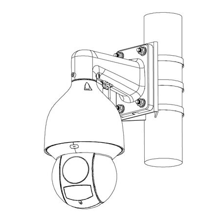 Professional AI Series 2.0MP 25x Zoom PTZ Dome