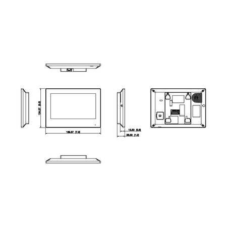 Residential Series Touchscreen IP Intercom Monitor (Black)