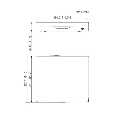 Compact AI Series 4CH PoE NVR with 1 x HDD Bay
