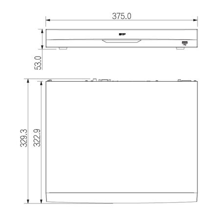 Professional AI Series 8CH PoE NVR with 2 x HDD Bays