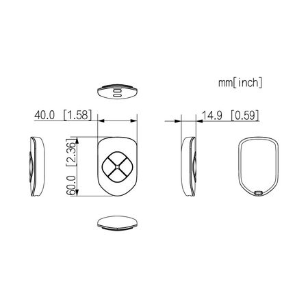 Watchguard Wireless Remote Control Keyfob