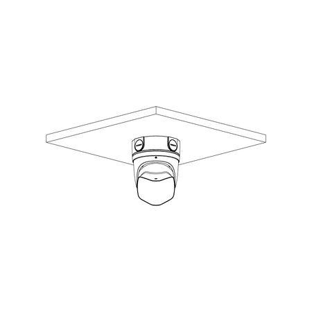 Professional AI Series 8.0MP 180° Active Deterrence Turret