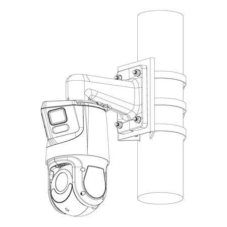 VIP Vision Professional AI Multi Vision Camera (PTZ + 180º Turret)