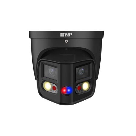 Professional AI Series 8.0MP 180° Active Deterrence Turret (Black)