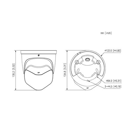 Professional AI Series 8.0MP 180° Active Deterrence Turret (Black)