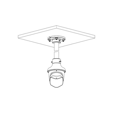 Professional AI Series 8.0MP 180° Active Deterrence Turret (Black)
