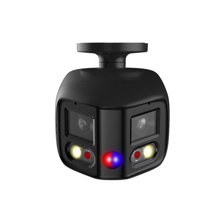 Professional AI Series 8.0MP 180° Active Deterrence Bullet (Black)