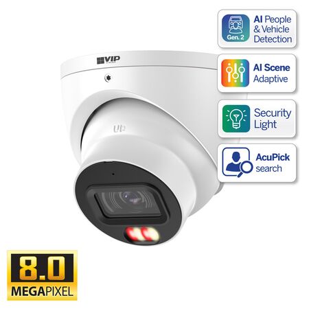 Professional AI Series 8.0MP Fixed Turret