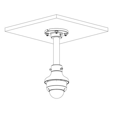 Professional AI Series 6.0MP Fixed Vandal Dome