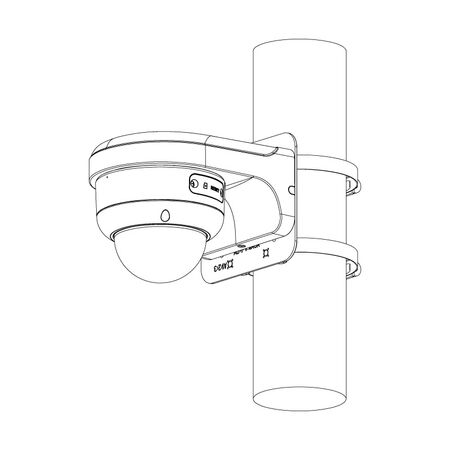 Professional AI Series 6.0MP Fixed Vandal Dome