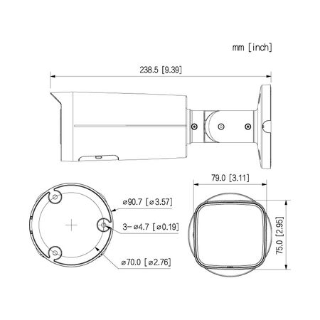 Professional AI Series 6.0MP Motorised Bullet