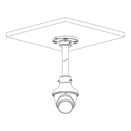 Professional AI Series 4.0MP Motorised Turret