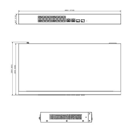 16-port Cloud Managed Fast PoE Switch