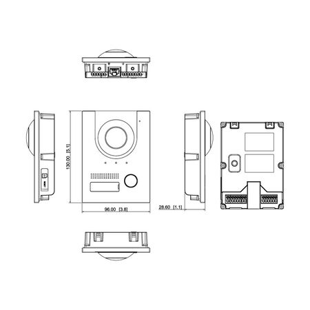 Residential PoE IP Intercom Door Station
