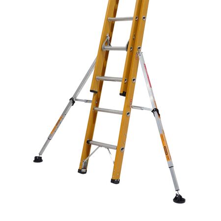 Ladder Stabiliser Twin Pack | 2-Bolt Mounting | Adjustable Length | Foldable Design by Gorilla Hartman