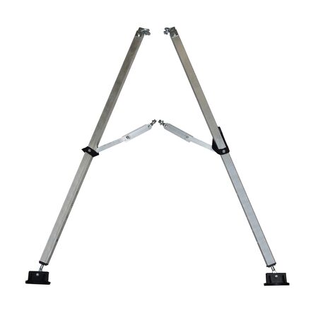 Ladder Stabiliser Twin Pack | 2-Bolt Mounting | Adjustable Length | Foldable Design by Gorilla Hartman