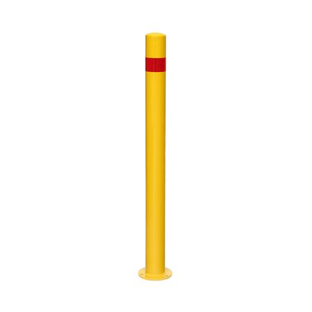 Fixed Bollard 900mm | Hot Galvanised Steel | Yellow Powder Coating | Surface Mounted by Gorilla Hartman