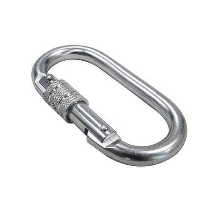 Screwgate Carabiner 20kN Load Limit | High-Strength Alloy Steel | Secure Locking Mechanism by Gorilla Hartman