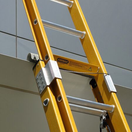 Permanent Roof Mount Ladder Bracket | 120kg Capacity | Tie Off Points & Versatile Installation | Gorilla