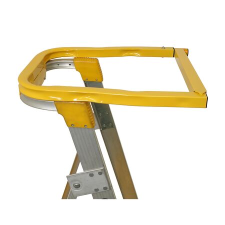 Heavy Duty Safety Boom for Gorilla Industrial Ladders | Steel Construction | Compatible with Aluminium Handrails | Work Site Safety by Gorilla Hartman