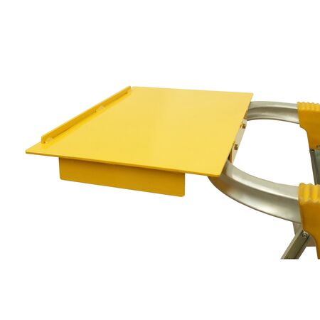 Aluminium Ladder Tray for Gorilla Platform Ladders | Secure Attachment | Convenient Tool Storage | Compatible with All Models by Gorilla Hartman