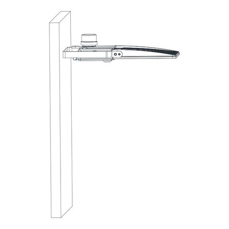 Professional 150W LED Street & Area Light With Photocell
