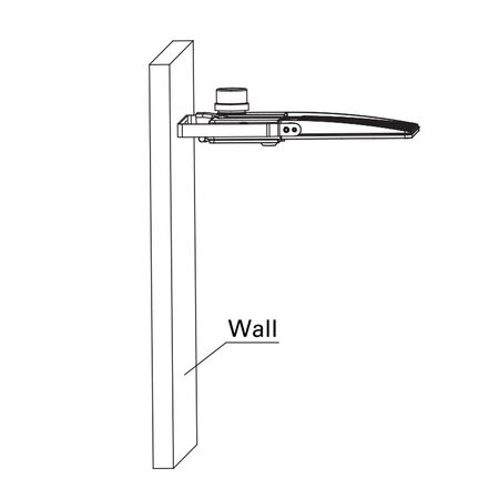 Yoke Wall Adjustable Bracket for LSL-B200 Street Lights