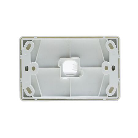 Grid Plate 1 Gang - White