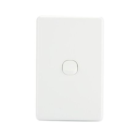 Light Switch 1 Gang - White