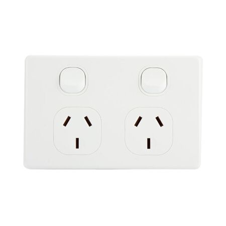 Double Power Point - White