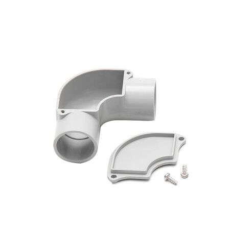 20mm Grey Inspection Elbow