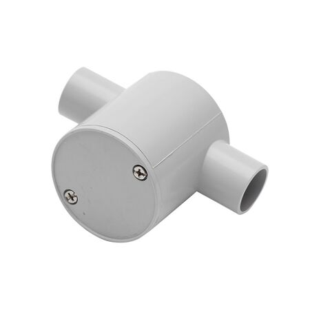 25mm Grey 2-way Deep Junction Box