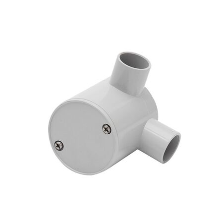 25mm Grey 2-way Angled Deep Junction Box