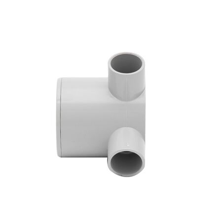 25mm Grey 2-way Angled Deep Junction Box