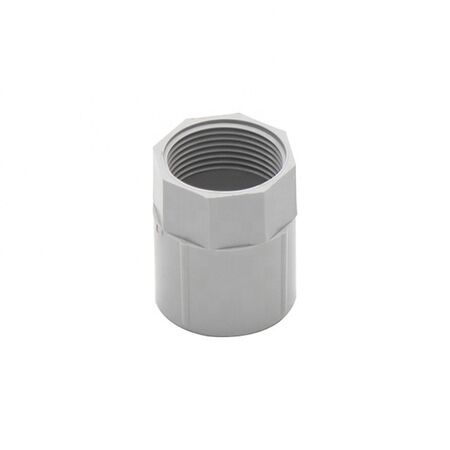 25mm Grey Plain to Screwed Coupling